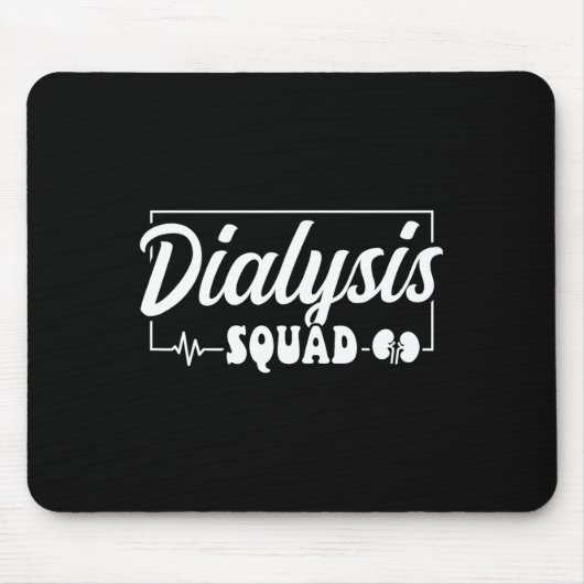 Dialyse Squad Dialyse Technician Nurse Muismat (Voorkant)