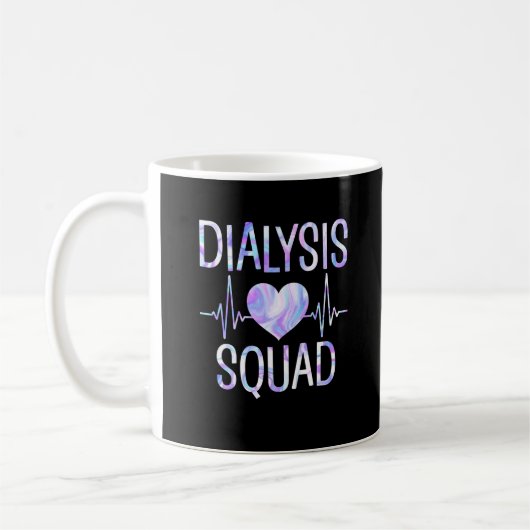 Dialyse Squad - Grappige Nefrologie Hemodialyse Koffiemok (Links)
