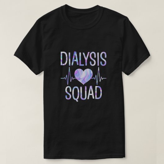 Dialyse Squad - Grappige Nefrologie Hemodialyse T-shirt (Design voorkant)