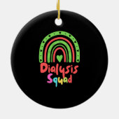 Dialyse Squad Grappige Nefrologie Hemodialyse Verp Keramisch Ornament (Achterkant)