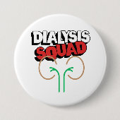 Dialyse Squad Ronde Button 7,6 Cm (Voorkant)