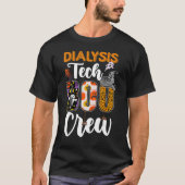 Dialyse Tech Boo Crew Technicier Halloween Matchi T-shirt (Voorkant)