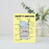 Dialyse-/Tech Funny-cadeautjes Briefkaart (Staand voorkant)