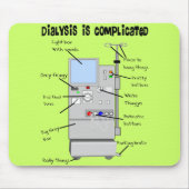 Dialyse-/Tech Funny-cadeautjes Muismat (Voorkant)