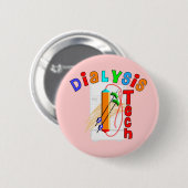 Dialyse Tech Gifts Ronde Button 5,7 Cm (Voorkant /achterkant)