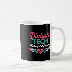 Dialyse Tech Maakt Een Verschil Technicus Hart Koffiemok