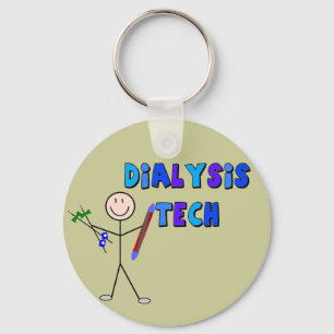 Dialyse Tech STICK MAN Design Sleutelhanger