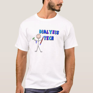Dialyse Tech STICK MAN Design T-shirt