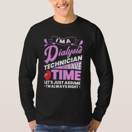 Dialyse Technicus Accessoire Tech Nephrology 4 T-shirt (Voorkant)