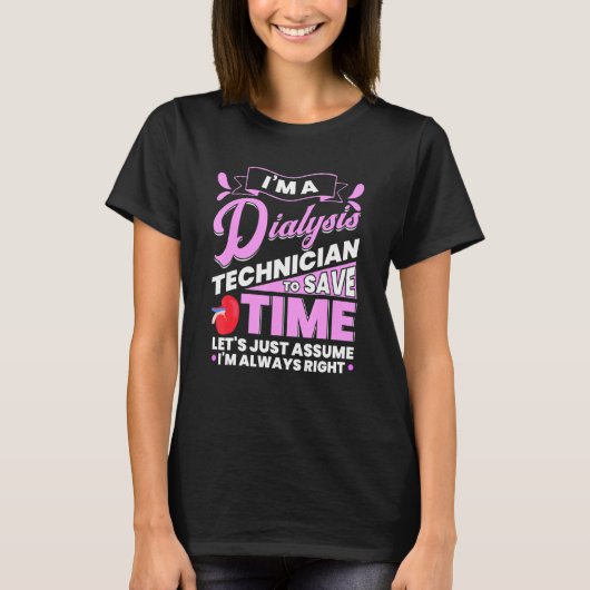 Dialyse Technicus Accessoire Tech Nephrology 4 T-shirt (Voorkant)
