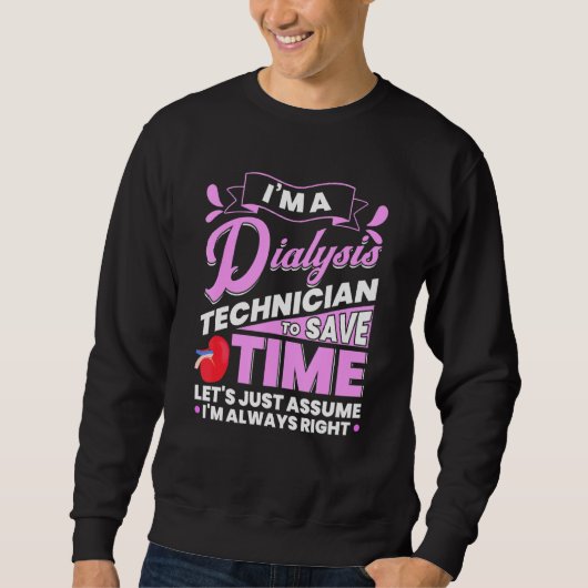 Dialyse Technicus Accessoire Tech Nephrology 4 Trui (Voorkant)