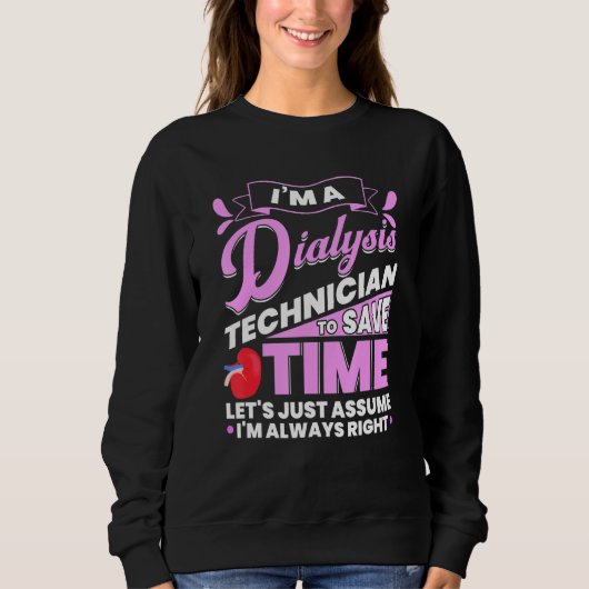 Dialyse Technicus Accessoire Tech Nephrology 4 Trui (Voorkant)