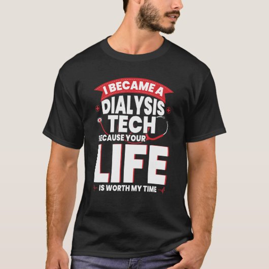 Dialyse Technicus Accessoires Tech Nephrology 1 T-shirt (Voorkant)