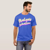 Dialyse technicus bestudeert nefrologie t-shirt (Voorkant volledig)