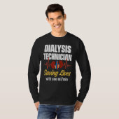 Dialyse Technicus Eén ml nefrologie Tech 1 T-shirt (Voorkant volledig)