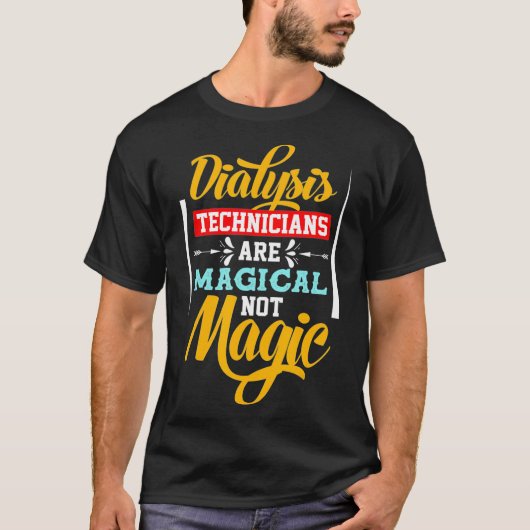 Dialyse Technicus Geneeskunde Nefrologie Tech T-shirt (Voorkant)