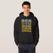 Dialyse Technicus Hardwerkende Nefrologie Tech Hoodie (Voorkant volledig)