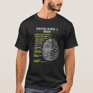 Dialyse technicus Hersen Nier Verpleegster Dialyse T-shirt