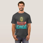 Dialyse technicus info nefrologie t-shirt (Voorkant volledig)
