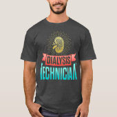 Dialyse technicus info nefrologie t-shirt (Voorkant)