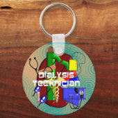 Dialyse-technicus Kunstgeschenken Sleutelhanger (Voorkant)