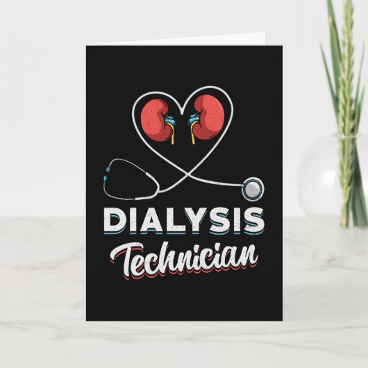Dialyse-technicus Love Neurse Nephrology Tech Kaart (Voorkant)