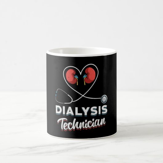 Dialyse-technicus Love Neurse Nephrology Tech Koffiemok (Center)