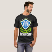Dialyse Technicus Medicatie Nefrologie Tech T-shirt (Voorkant volledig)