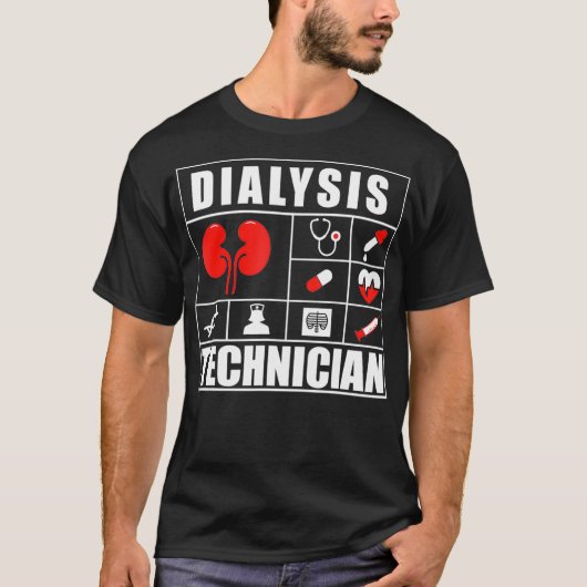 Dialyse Technicus Meds Nefrologie Tech T-shirt (Voorkant)