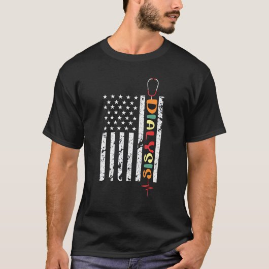 Dialyse Technicus Nefrologie Dialyse Neurse T-shirt (Voorkant)