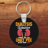 Dialyse Technicus Nefrologie Nieren Sleutelhanger (Voorkant)