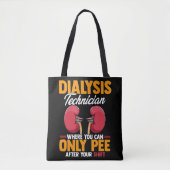 Dialyse Technicus Nefrologie Nieren Tote Bag (Voorkant)
