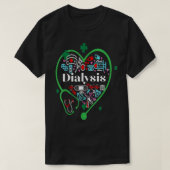 Dialyse Technicus Nephrology Neurse Kerstmis 202 T-shirt (Design voorkant)
