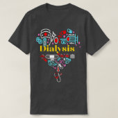 Dialyse Technicus Nephrology Neurse Kerstmis 202 T-shirt (Design voorkant)