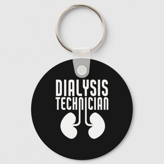 Dialyse Technicus Nephrology Tech Sleutelhanger (Voorkant)