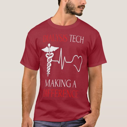 Dialyse Technicus Nephrology Tech T-shirt (Voorkant)