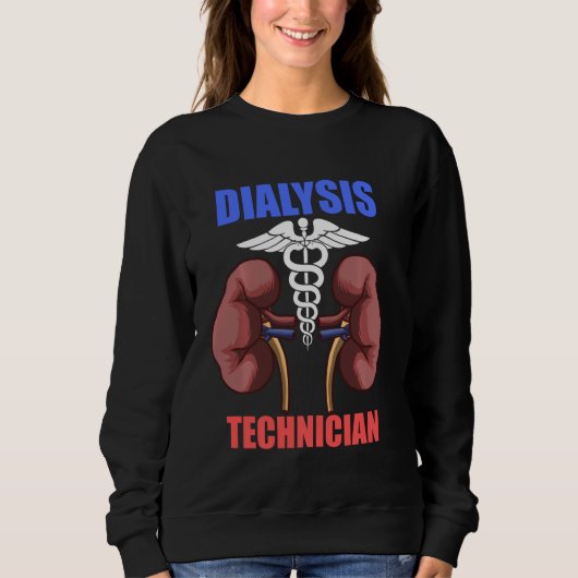 Dialyse Technicus Nieren Nefrologie Tech Trui (Voorkant)