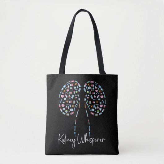 Dialyse Technicus Nierfluisteraar Techniekverpleeg Tote Bag (Voorkant)