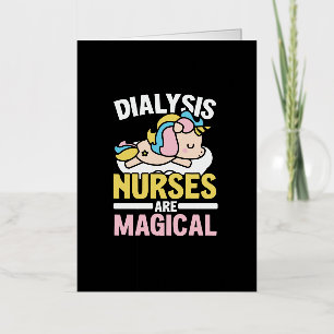 Dialyse Technicus Niernefrologie Verpleegkundige Folie Wenskaart