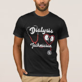 Dialyse Technicus Niernierfalen Technische verplee T-shirt (Voorkant)
