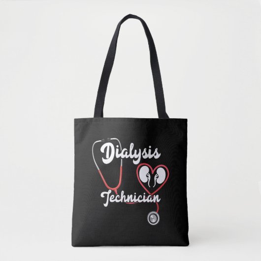 Dialyse Technicus Niernierfalen Technische verplee Tote Bag (Voorkant)