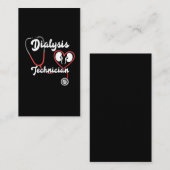 Dialyse Technicus Niernierfalen Technische verplee Visitekaartje (Voorkant / Achterkant)