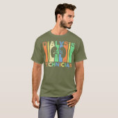 Dialyse Technicus Retro Nephrology Tech T-shirt (Voorkant volledig)