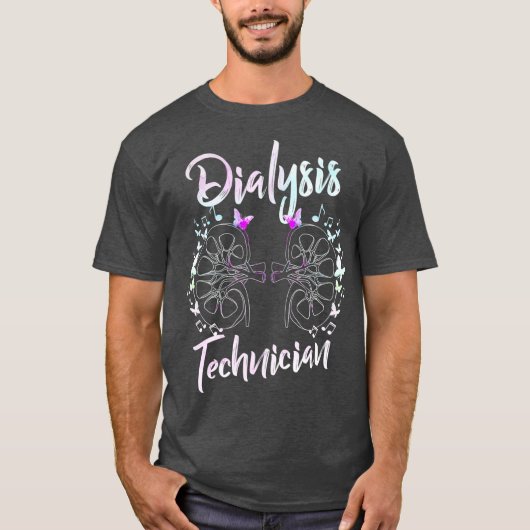 Dialyse Technicus Sound Nephrology Tech T-shirt (Voorkant)