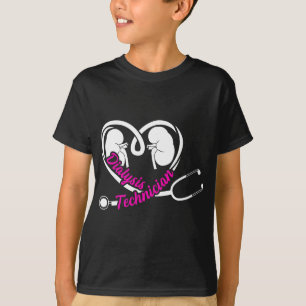 Dialyse Technicus Stethoscoop Nefrologie Tech T-shirt