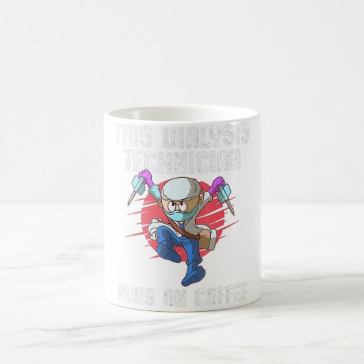 Dialyse Technicus Tech Geweldige Nefrologie Gift Koffiemok (Center)