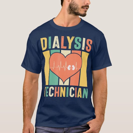 Dialyse Technicus Technische Week Verpleegkunde Ne T-shirt (Voorkant)