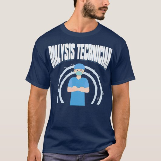 Dialyse technicus Therapeutische Nefrologie T-shirt (Voorkant)