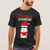 Dialyse Technicus Transfusie Kersttechniek T-shirt (Voorkant)