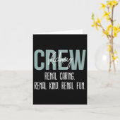 Dialyse Technicus Verpleegkundige Nier Team Nierve Kaart (Gele Bloem)